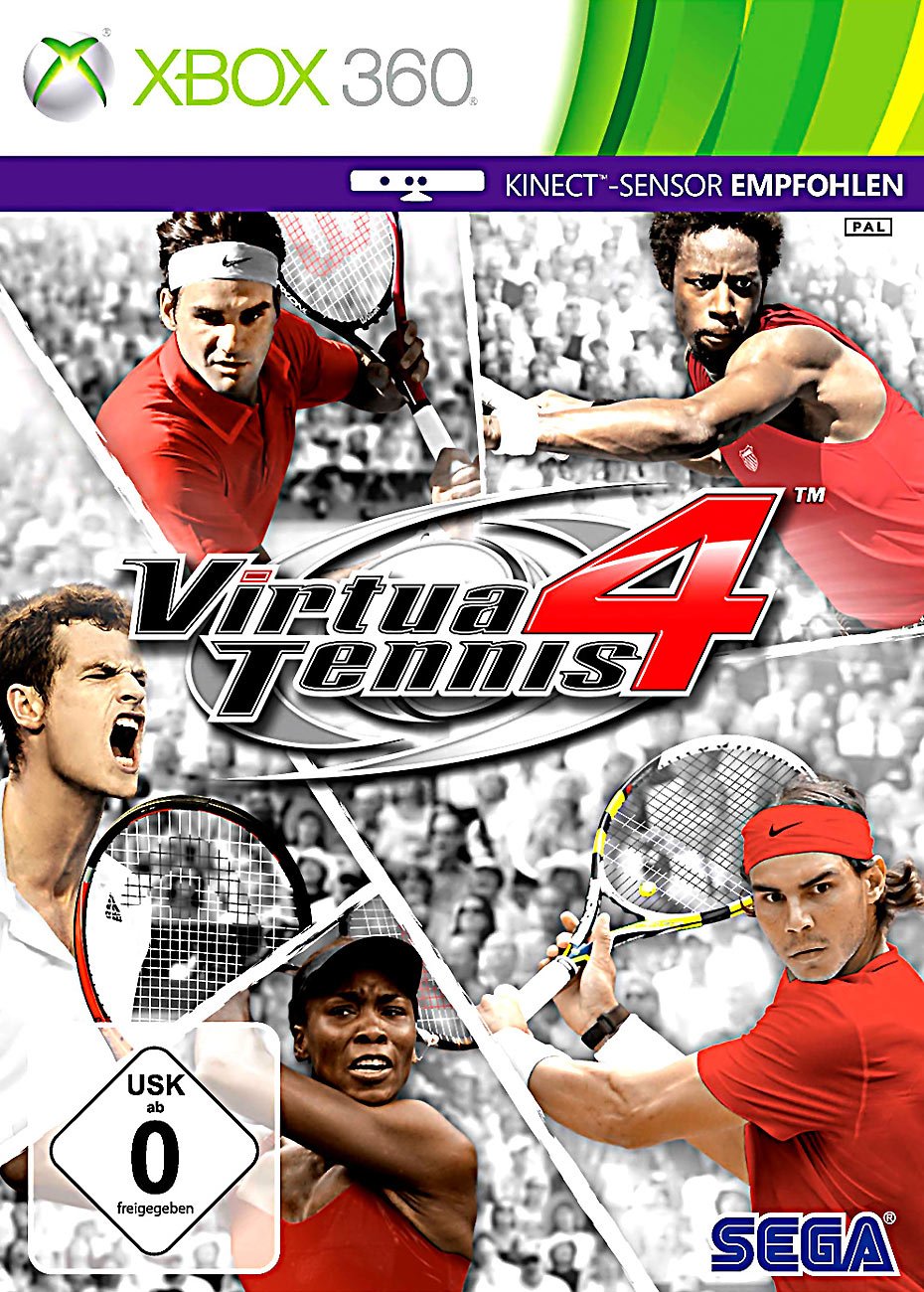 Virtua Tennis 4 mit Kinect-Unterstützung (Xbox 360) Games