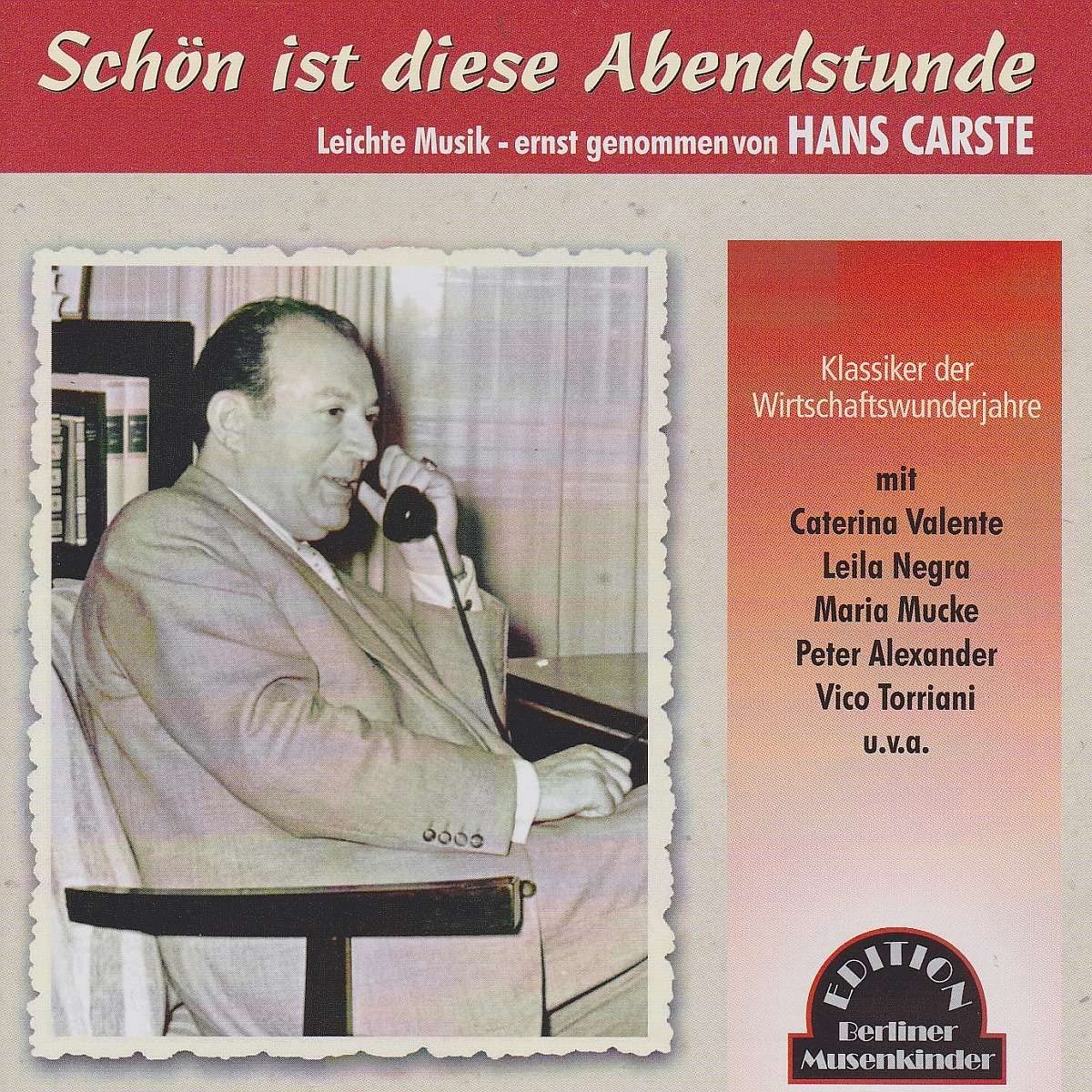 Schön Ist Diese Abendstunde-Hans Carste German Schlager & Volksmusik
