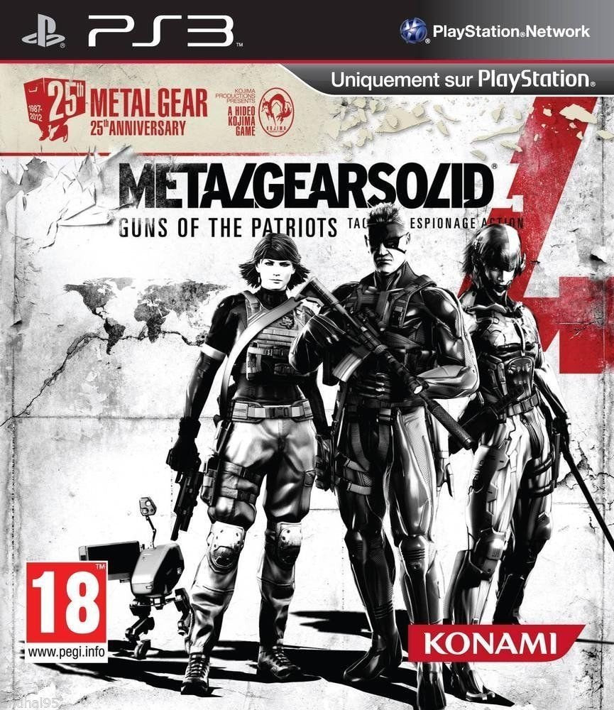 Metal Gear Solid 4 : Guns of the Patriots - édition 25e anniversaire game
