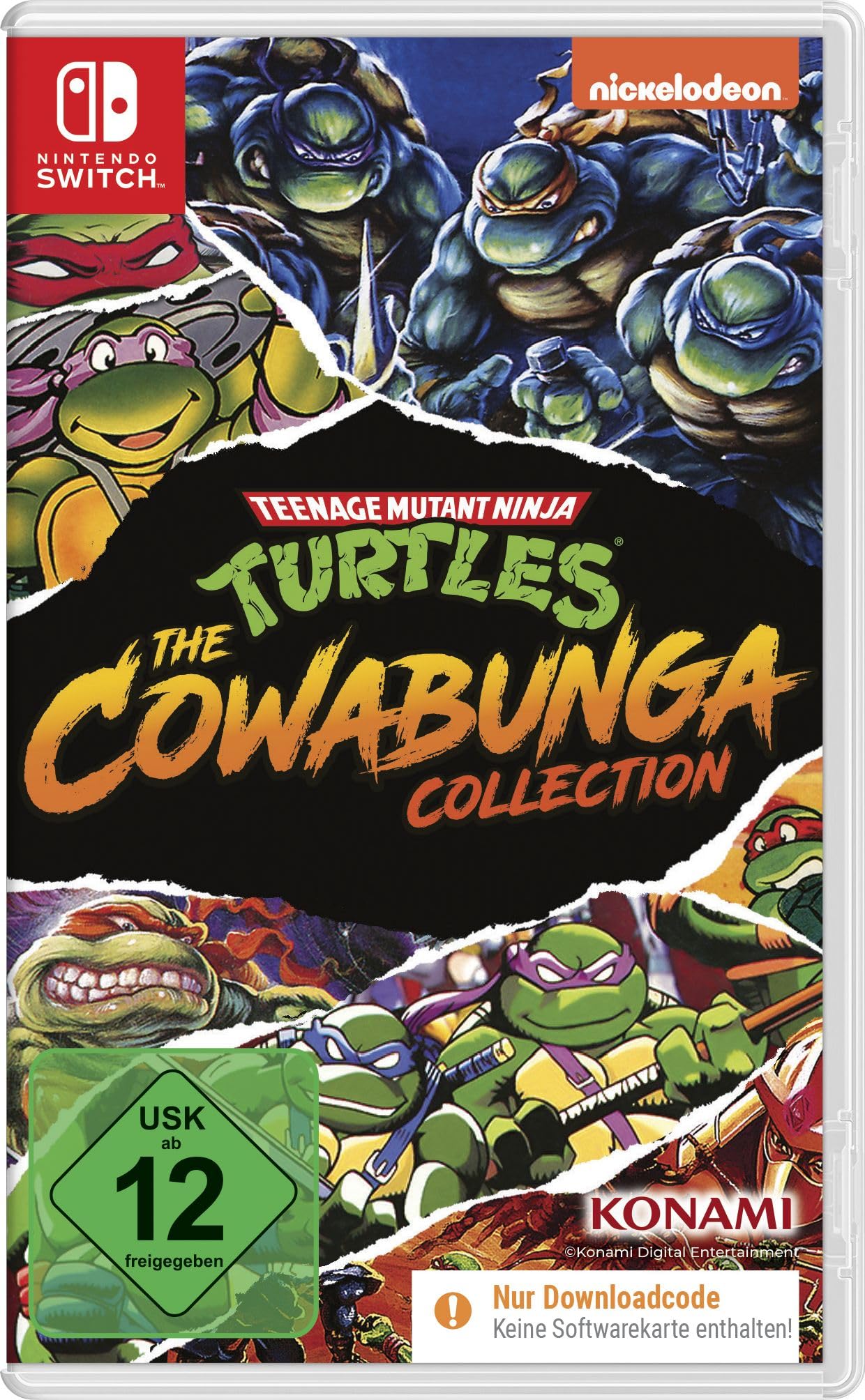 Teenage Mutant Ninja Turtles - The Cowabunga Collection (Download-Code in der Box) - Switch Nintendo Switch