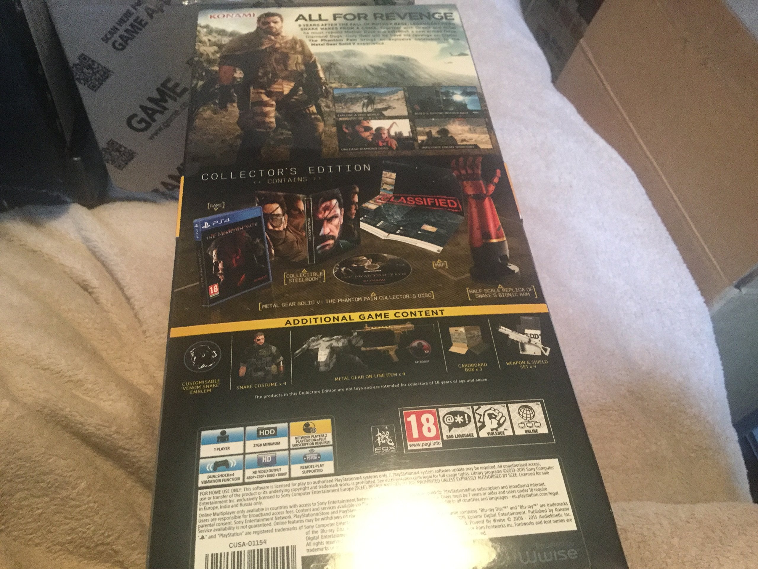 Metal Gear Solid V: The Phantom Pain - Collector's Edition - PlayStation 4