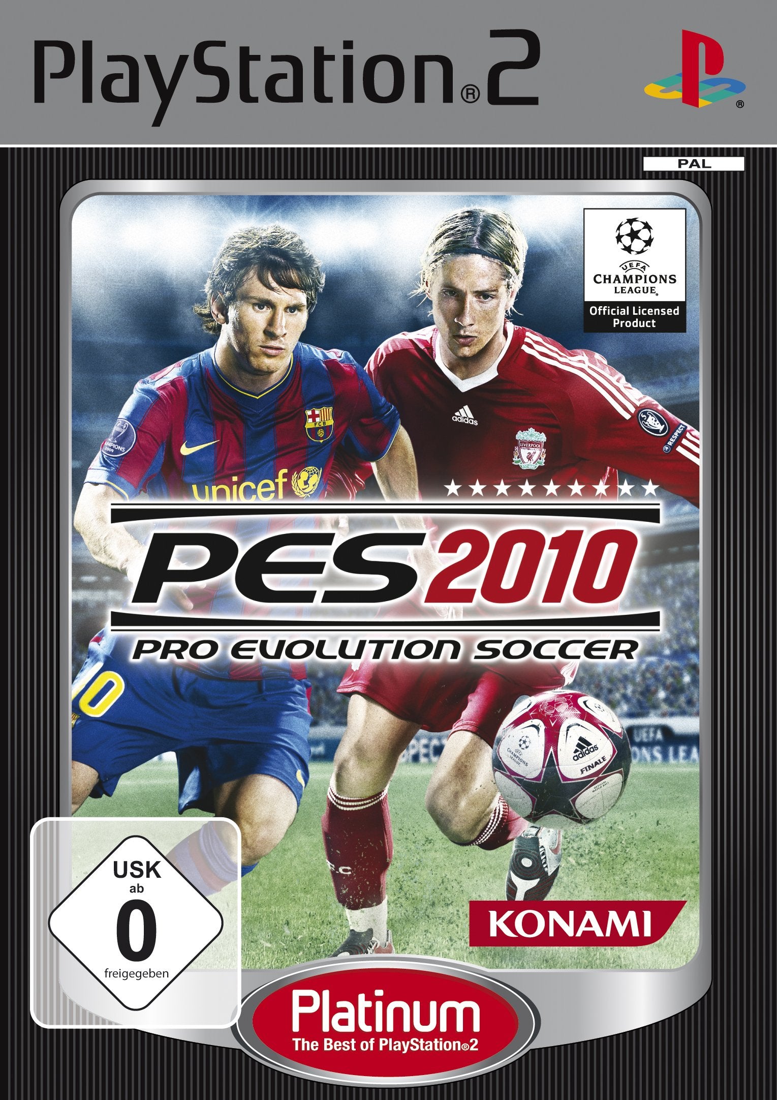 Pro Evolution Soccer 2010 Platinum (PES 2010) PlayStation 2