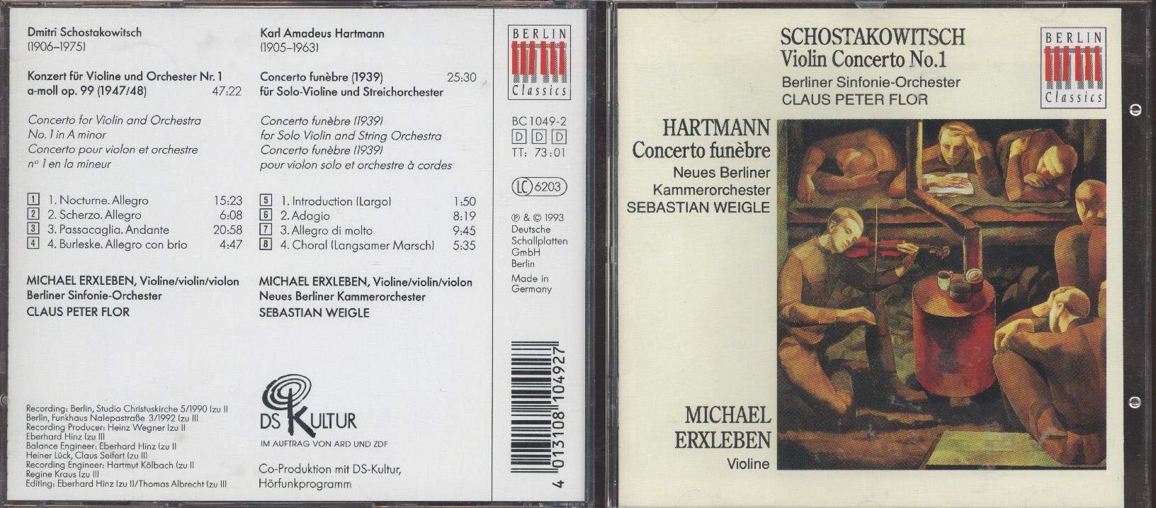 Schostakowitsch - Violin Concerto No. 1 Music
