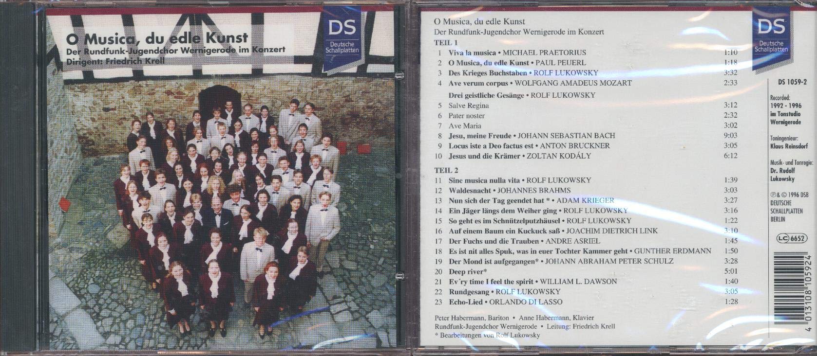 O Musica,du Edle Kunst Classical