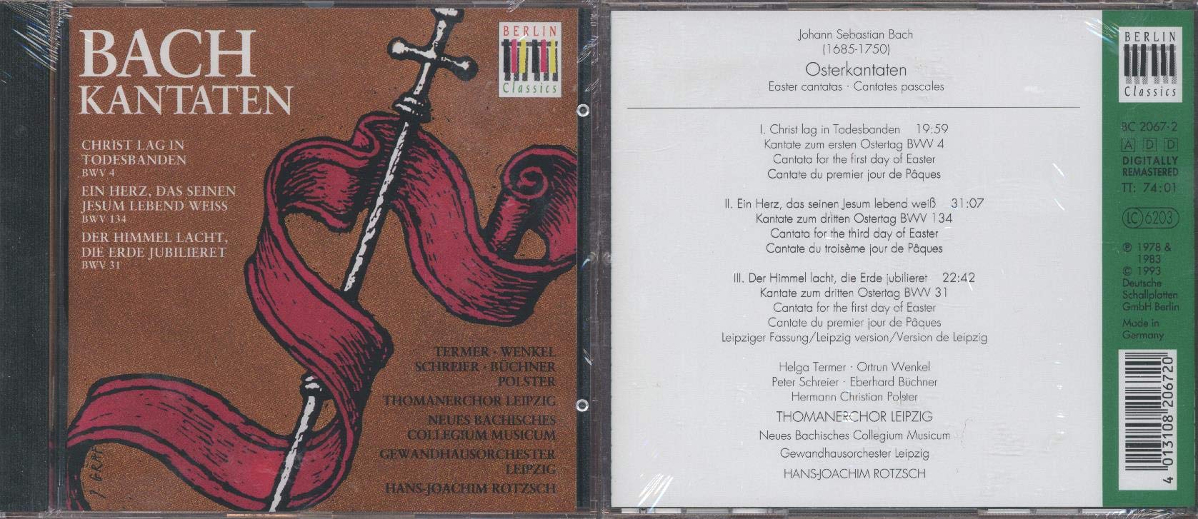 CD - Bach Kantaten Music