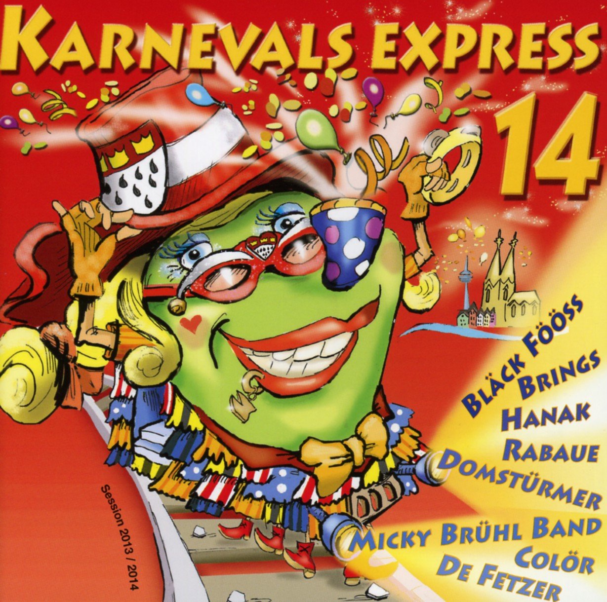 KarnevalsExpress.Vol.14,1 Audio-CD: Aktuelle Hits der Session 2013/2014 Books