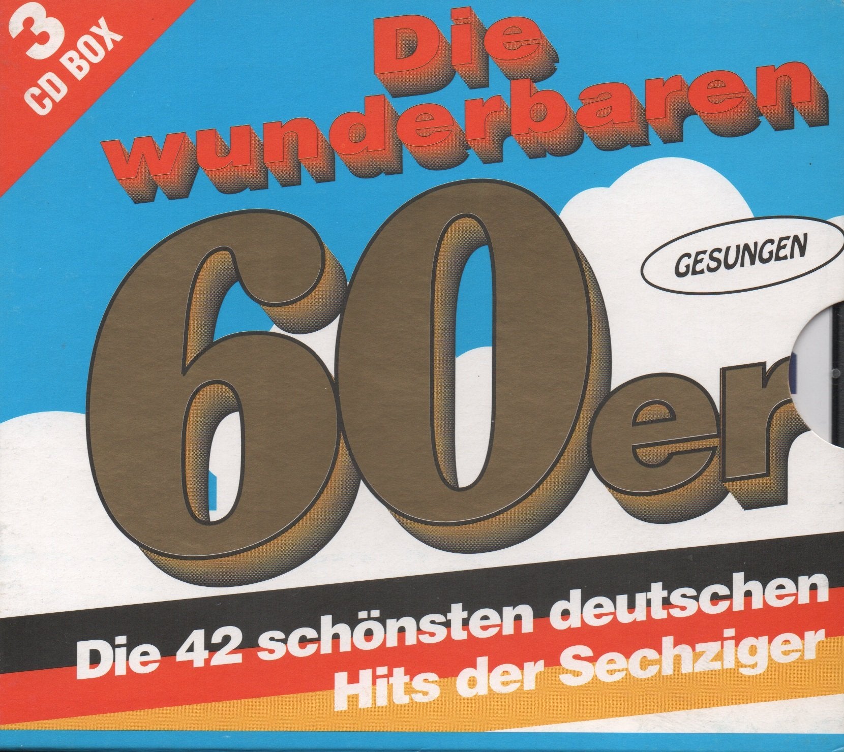 Die wunderbaren 60er - Die 42 schönsten deutschen Hits der Sechziger- Box mit 3 CDs Music