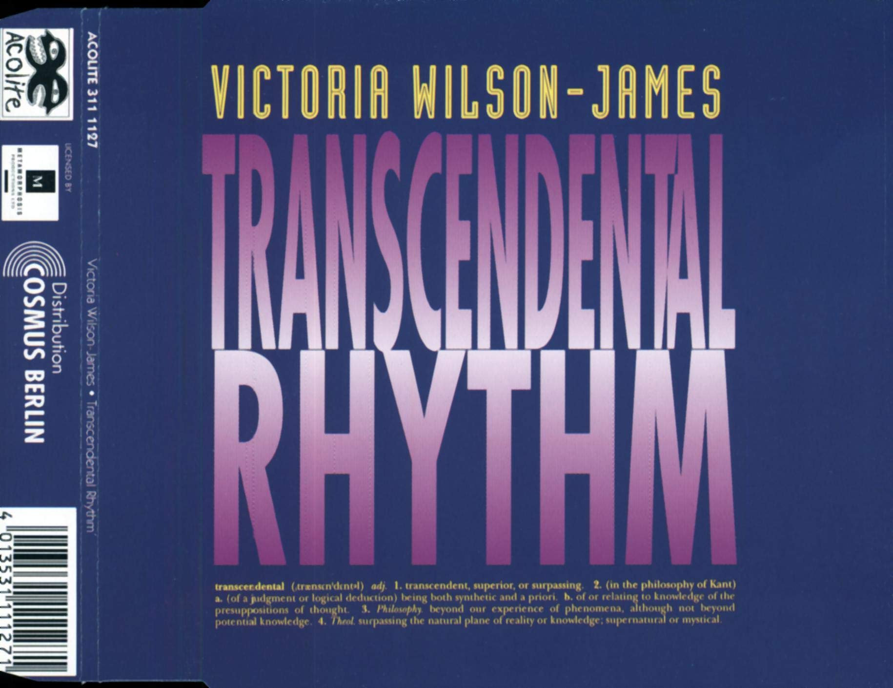 Product Image: Transcendential rhythm (4 versions, 1993, incl. CJ Club Mix)