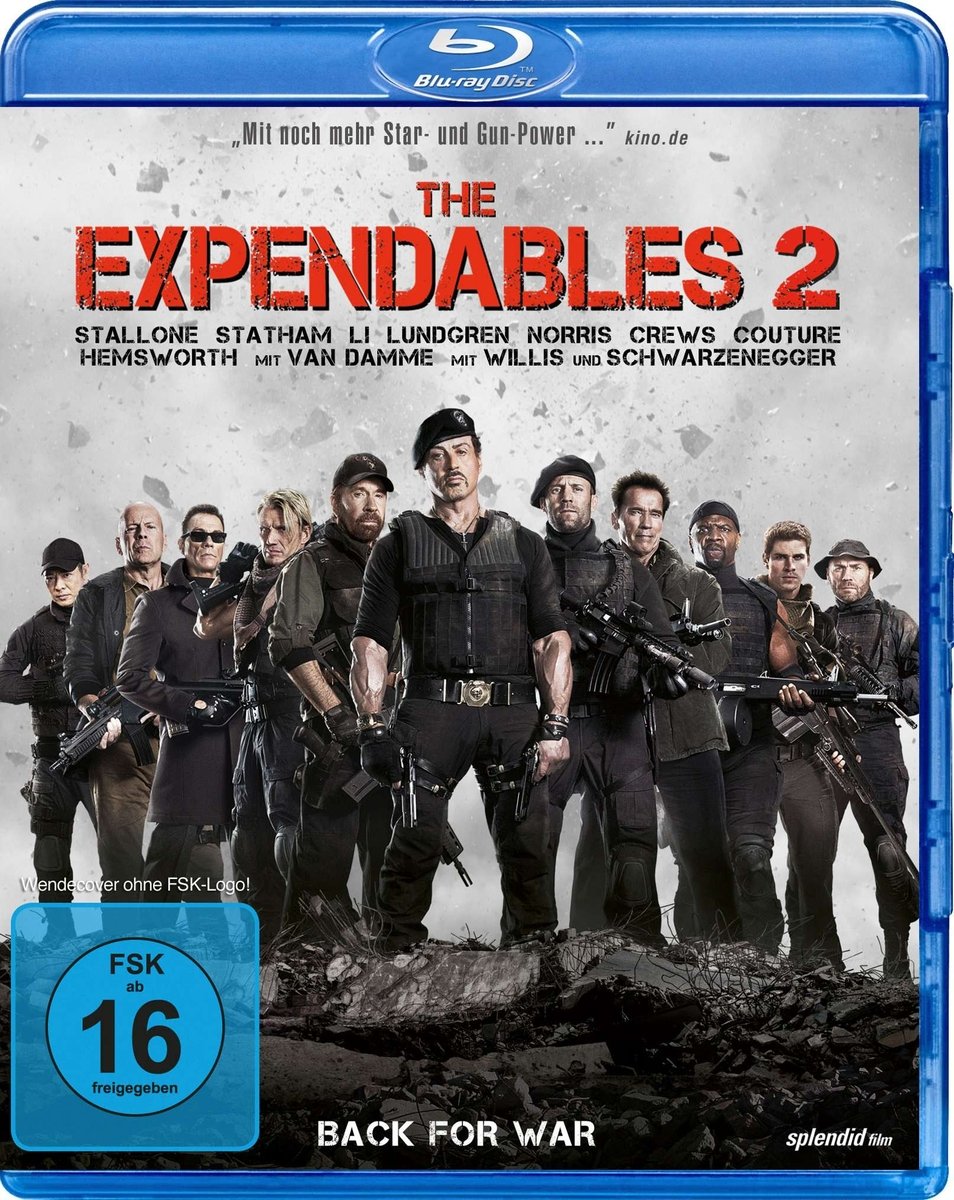 The Expendables 2 - Back for War Films