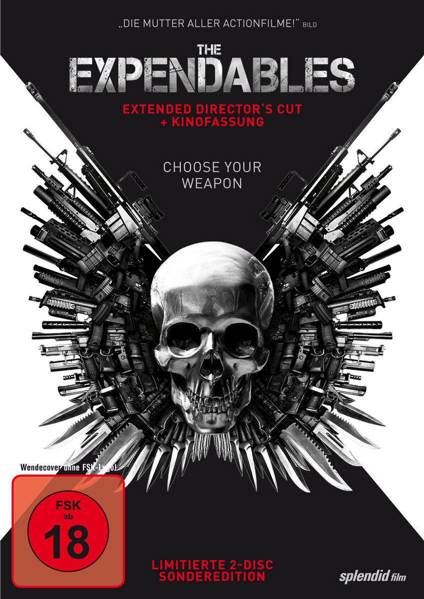 The Expendables (Extended Director's Cut, + Kinofassung, Limitierte Sonderedition, 2 Discs) Films