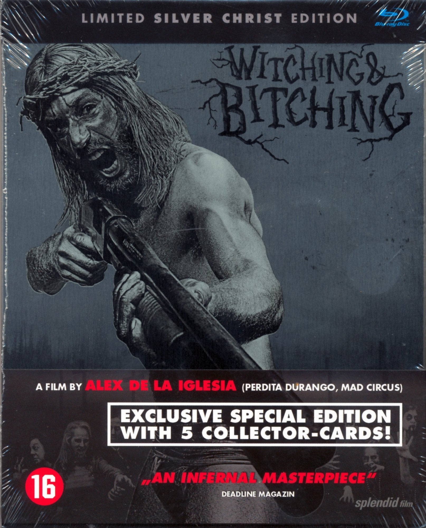 Witching & Bitching Steelbook Blu-ray (EU-Import Deutsch, Spanisch) Limited Silver Christ Steelbook Edition mit Collector-Cards, Uncut, Region B Movies