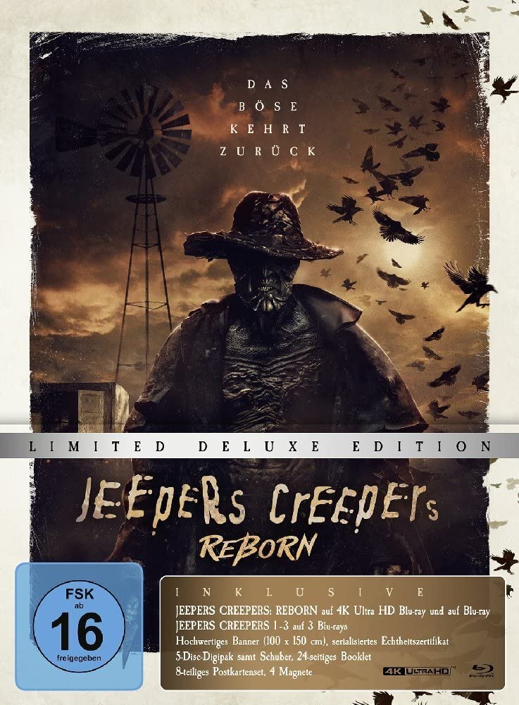 Jeepers Creepers: Reborn LTD. - Limited Deluxe Edition (4K Ultra HD) (+ 4 Blu-ray) Movies