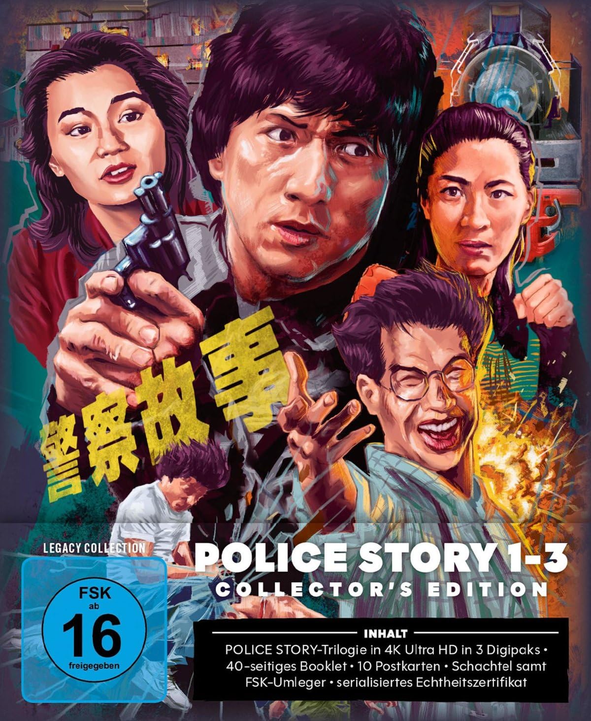 Police Story 1-3 - Trilogie - Legacy Collection - Limited Collector's Edition (3 4K Ultra HDs) Movies