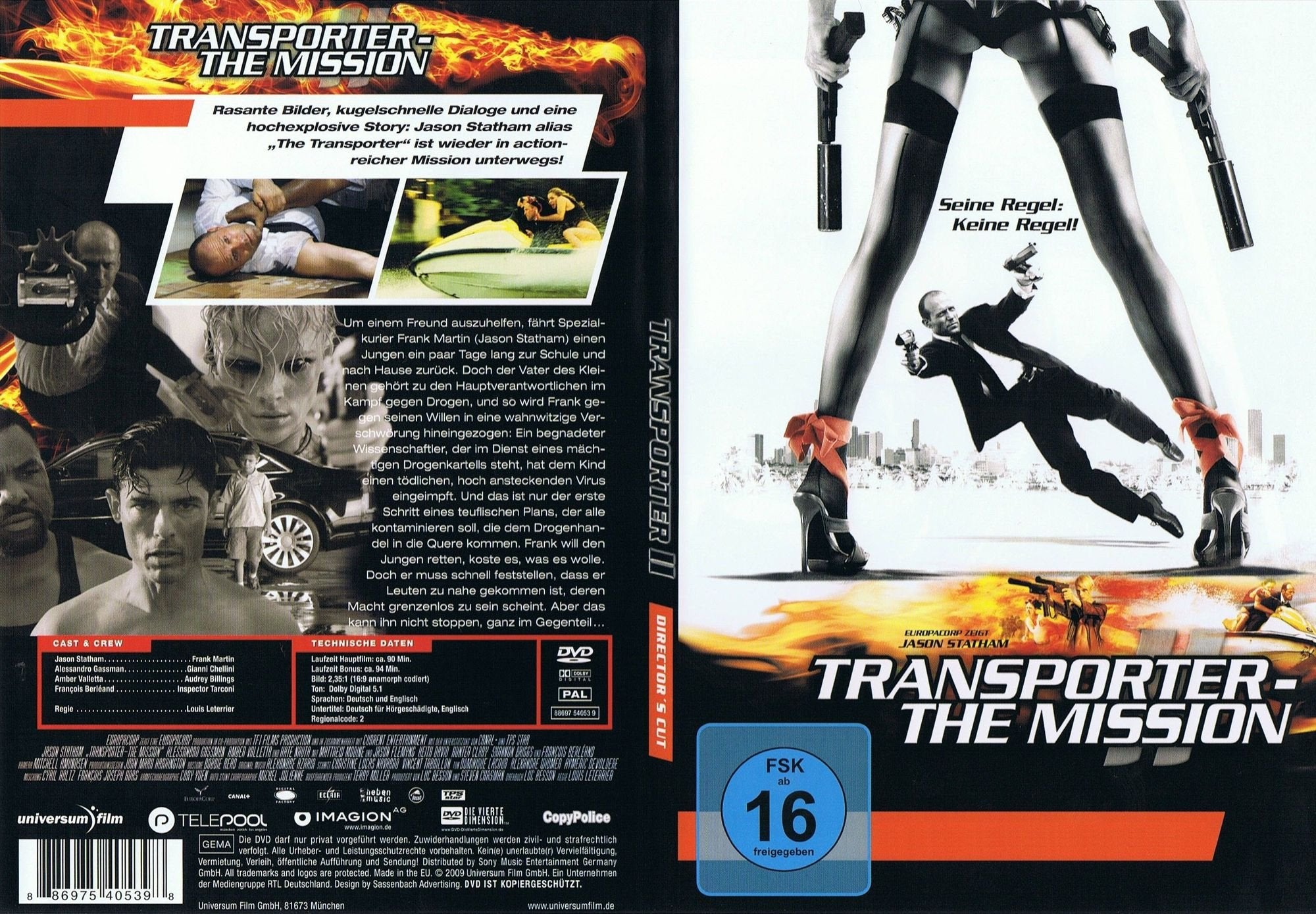 Transporter, The Mission FSK 16 Books