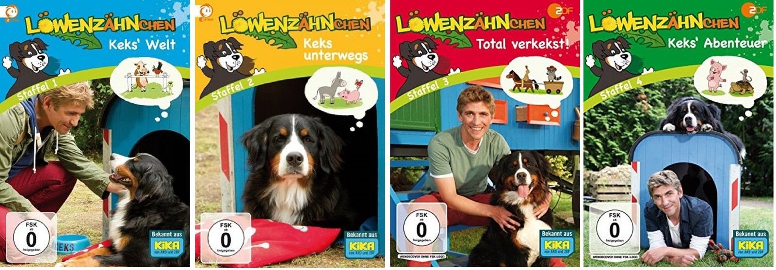 Löwenzähnchen - Staffel 1+2+3+4 * DVD Set Box sets