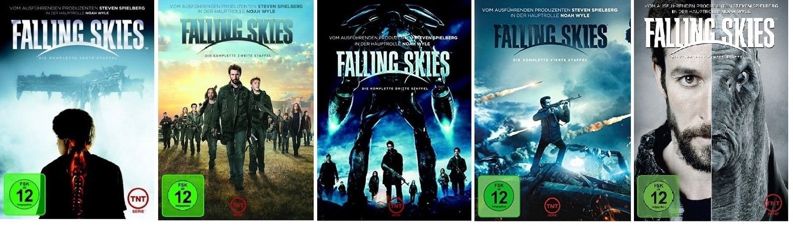 Falling Skies - Staffel/Season 1+2+3+4+5 * DVD Set Films