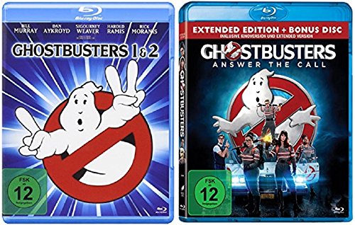 Blu-ray Set * Ghostbusters Teil 1+2+3 (inkl.Kinofilm 2016) Films