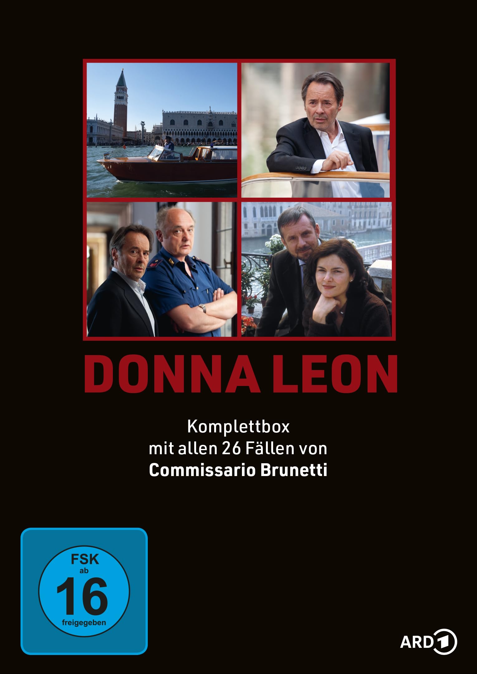 Donna Leon: Commissario Brunetti - Komplettbox (26 Filme) Box sets