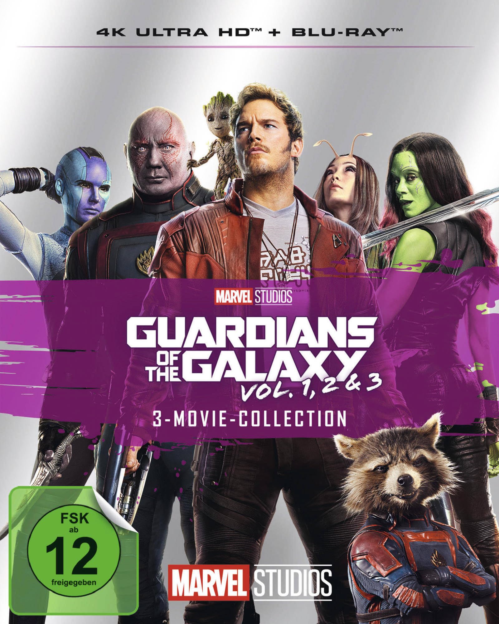 Guardians of the Galaxy 3-Movie-Collection UHD + Blu-ray Movies