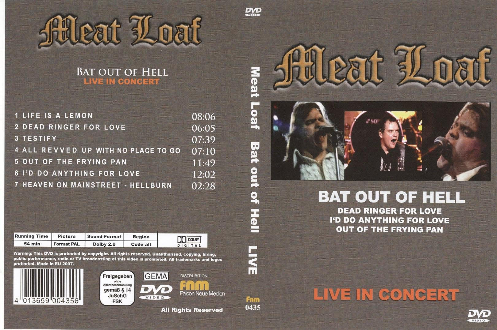 Meat Loaf - Live In Concert Films