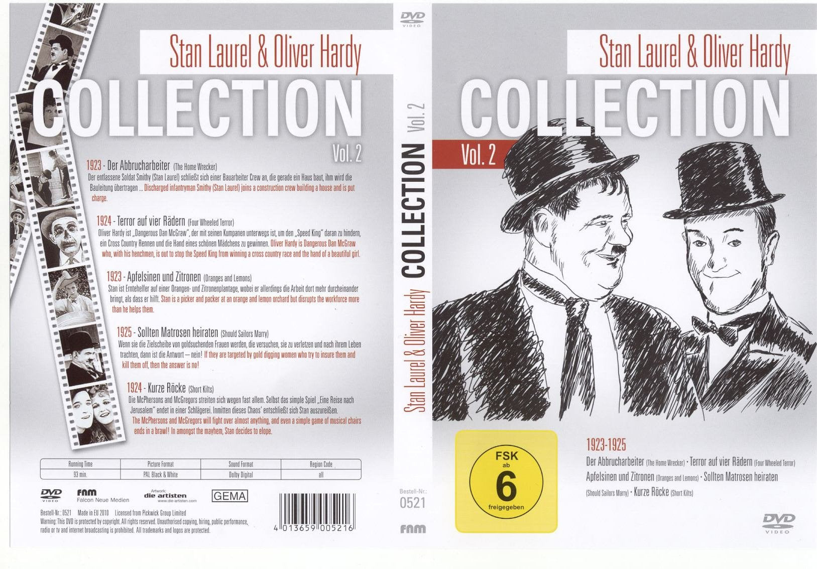 Stan Laurel & Oliver Hardy Collection Vol. 2 - 1923-1925 Films