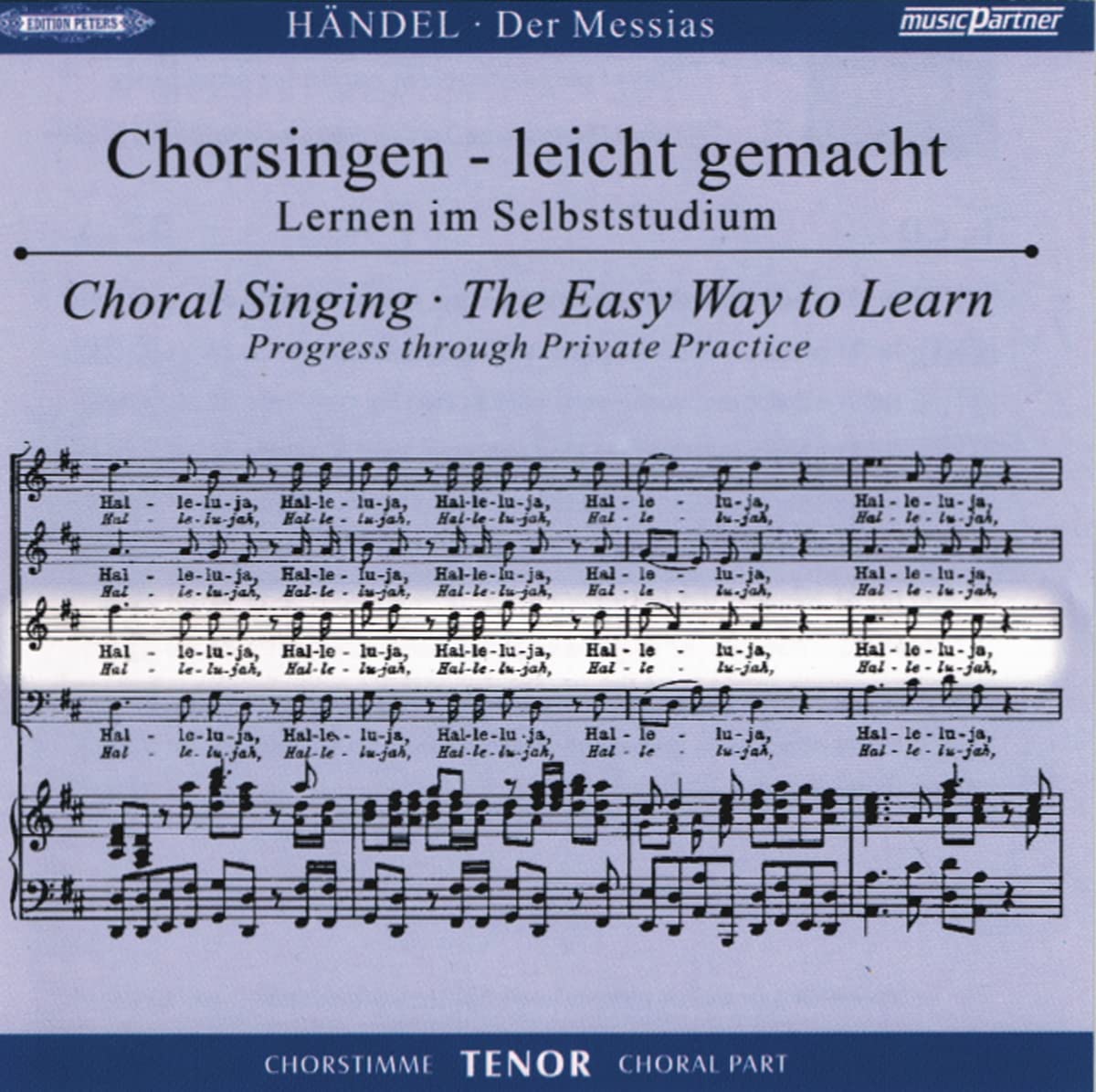Begleitungen zum eigenen Musizieren - Chorsingen leicht gemachtHändel,Messias Tenor Music
