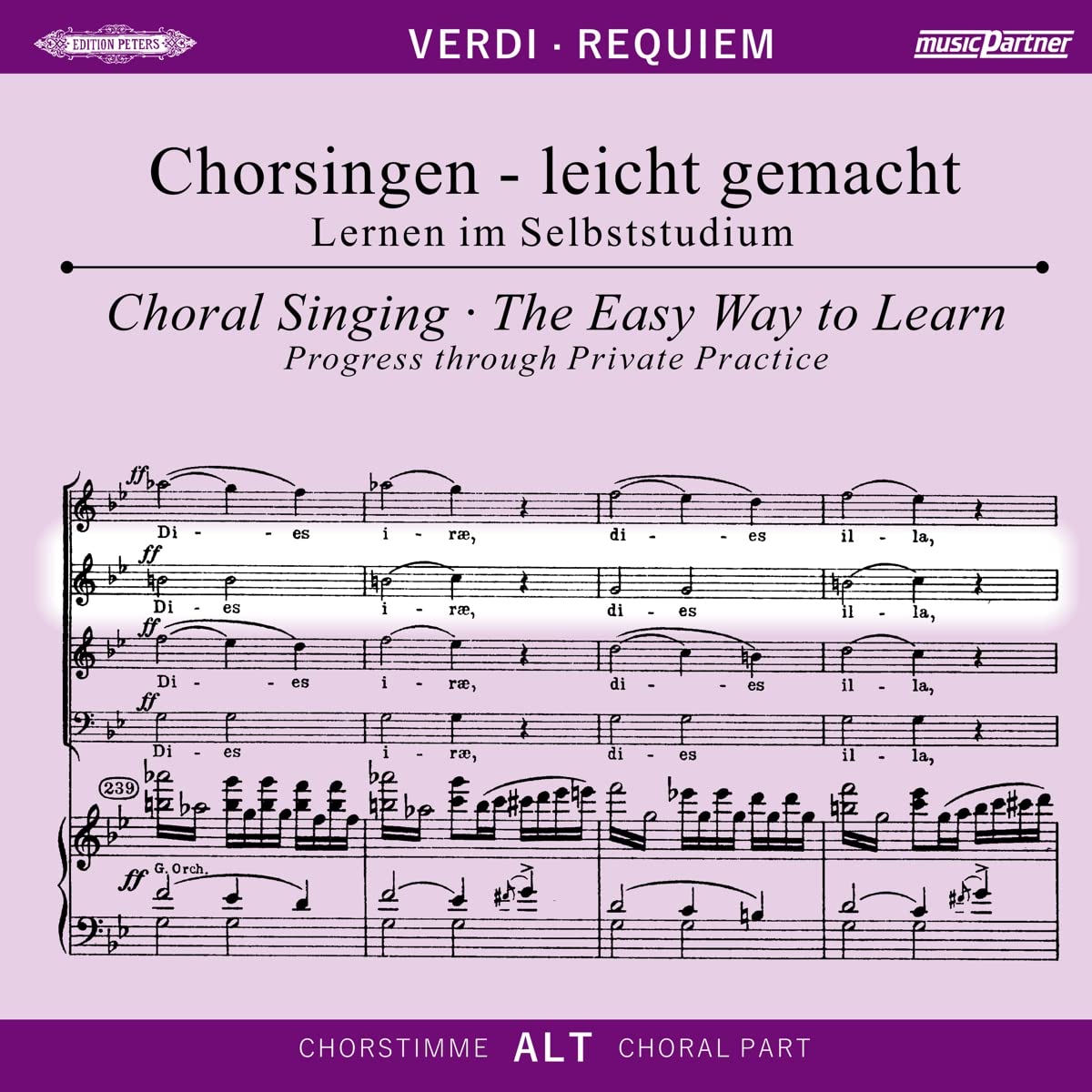 Chorsingen - leicht gemacht VERDI REQUIEM CHORSTIMME ALT cd