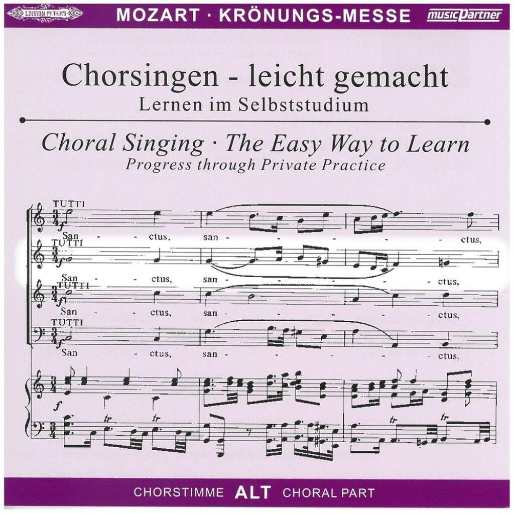 Begleitungen zum eigenen Musizieren - Chorsingen leicht gemachtMozart,Krönungsmesse Al Music