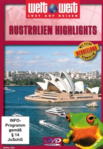 Australien Highlights mit Bonusfilm Neuseeland (Reihe welt weit) Gesamtlänge: ca. 74 Min. Movies