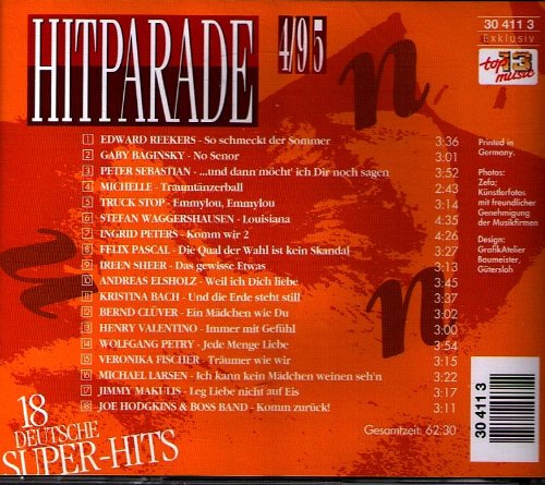 Hitparade 4/95 - 18 Deutsche Super-Hits Music