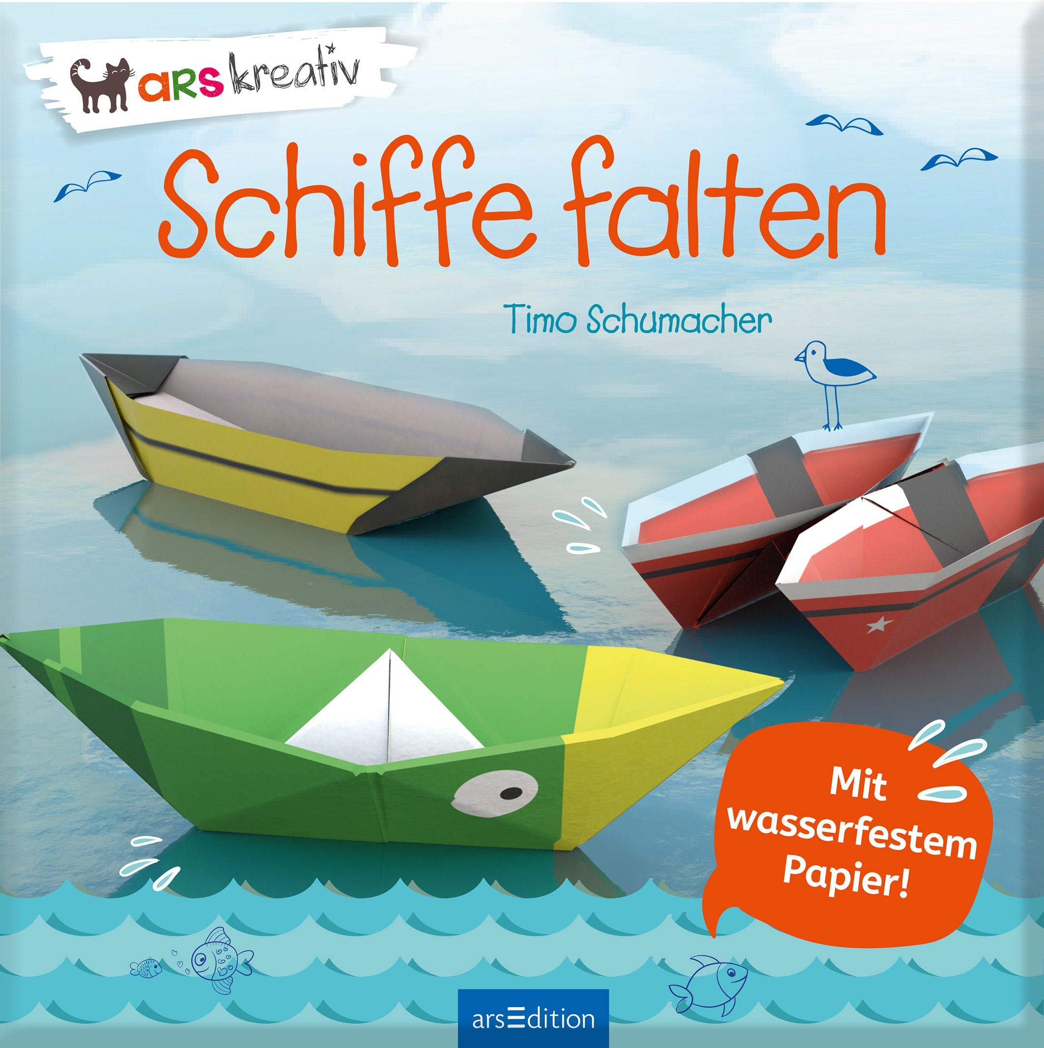 Schiffe falten: mit wasserfestem Papier Hobbies & Crafts