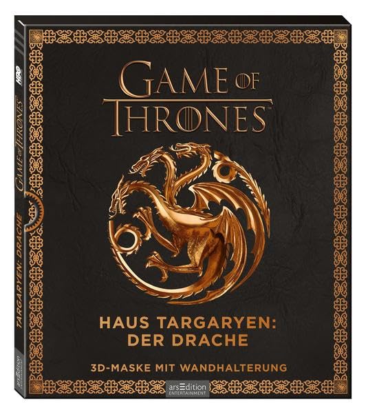 Game of Thrones - Haus Targaryen: Drache: 3D-Maske mit Wandhalterung Film, Art & Culture