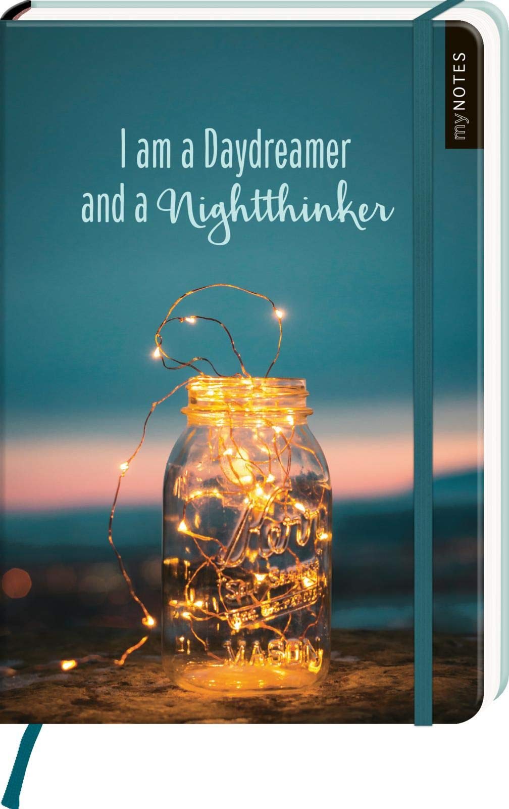 myNOTES Notizbuch A5: I am a Daydreamer and a Nightthinker: Notebook medium, gepunktet | Für sonnige Tage und magische Nächte: Ideal als Bullet Journal oder Tagebuch General education