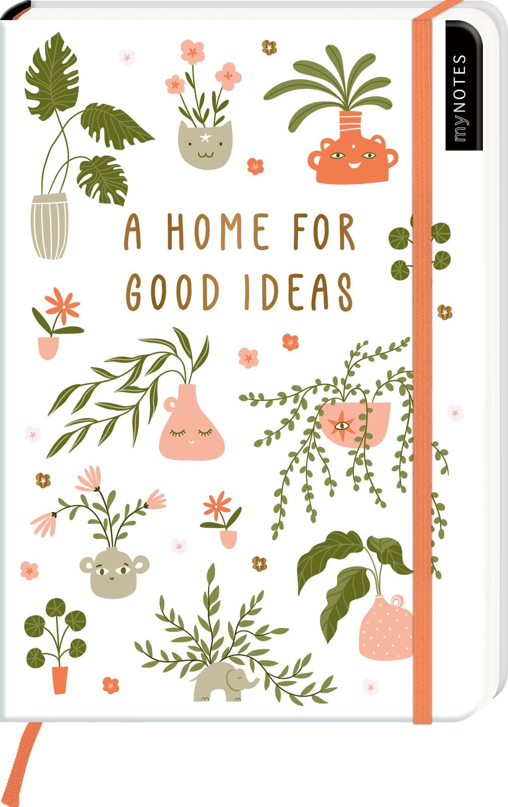 myNOTES Notizbuch A5: A home for good ideas: Notebook medium, gepunktet | Für gute Ideen: Ideal als Bullet Journal oder Tagebuch General education