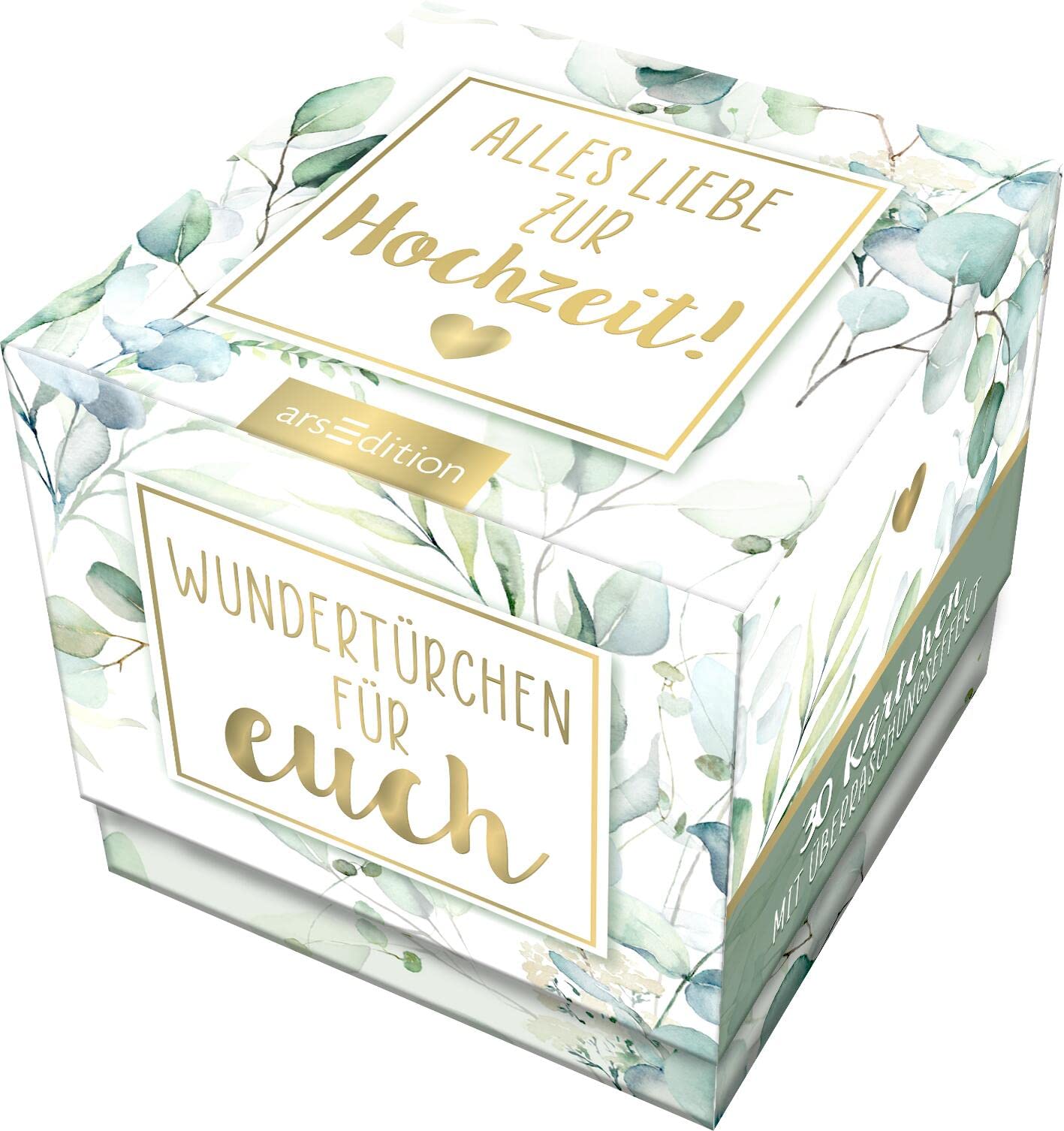 Alles Liebe zur Hochzeit! Wundertürchen für euch: 30 Kärtchen mit Überraschungseffekt | Glückwunschkärtchen zur Hochzeit, ideal auch zum Verschicken Partnership & Love