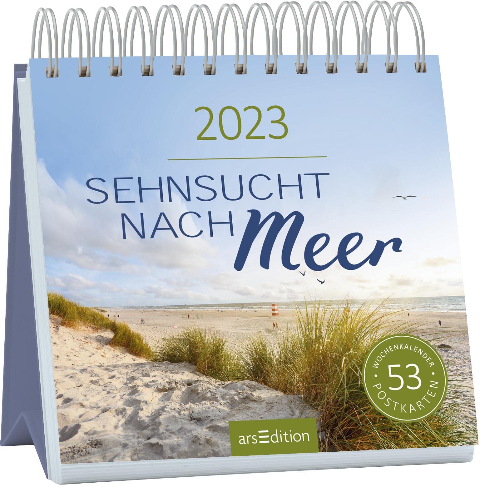Postkartenkalender Sehnsucht nach Meer 2023: Wochenkalender 2023, 53 Postkarten voller kleiner Auszeiten am Meer Lifestyle