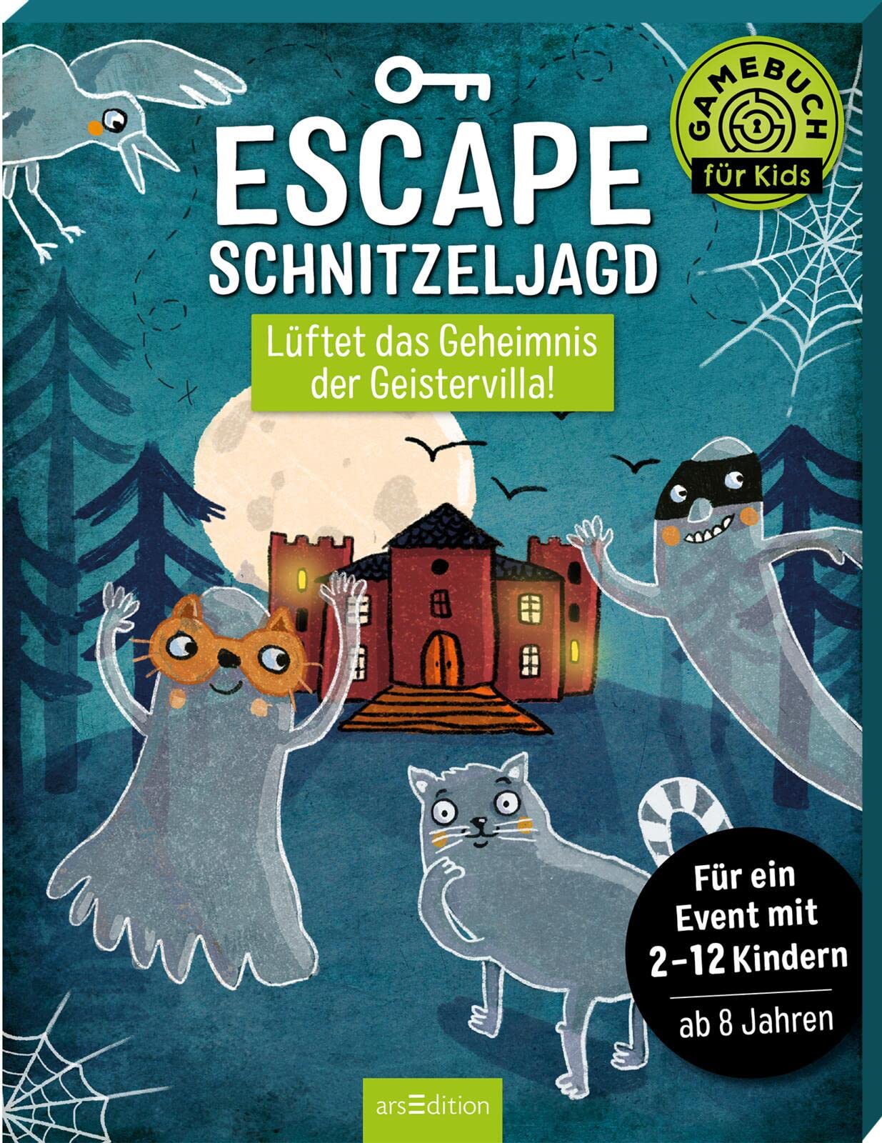 Escape-Schnitzeljagd - Lüftet das Geheimnis der Geistervilla! book