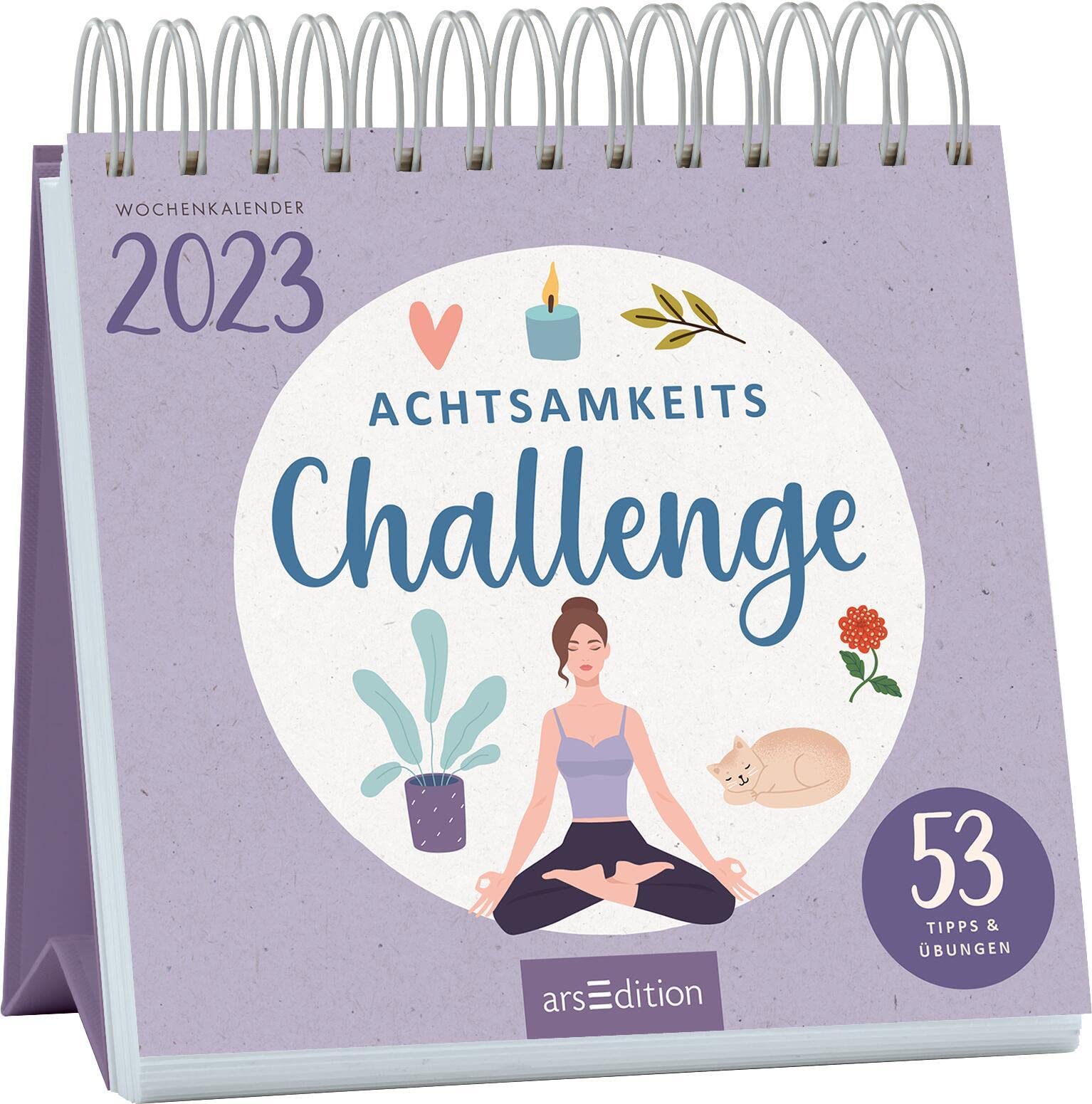 Kalender Achtsamkeits-Challenge 2023: 53 Tipps und Übungen book