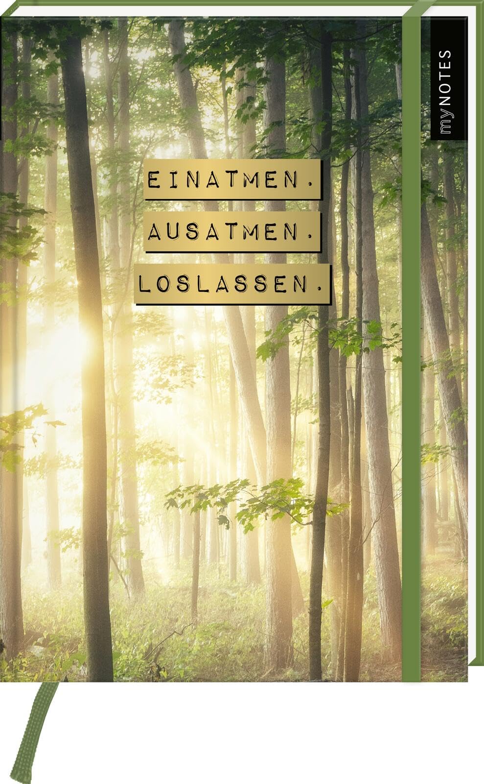 myNOTES Notizbuch A5: Einatmen. Ausatmen. Loslassen.: Notebook medium, gepunktet, paginiert | Für nachhaltige Gedanken: Ideal als Bullet Journal oder Tagebuch Stationery