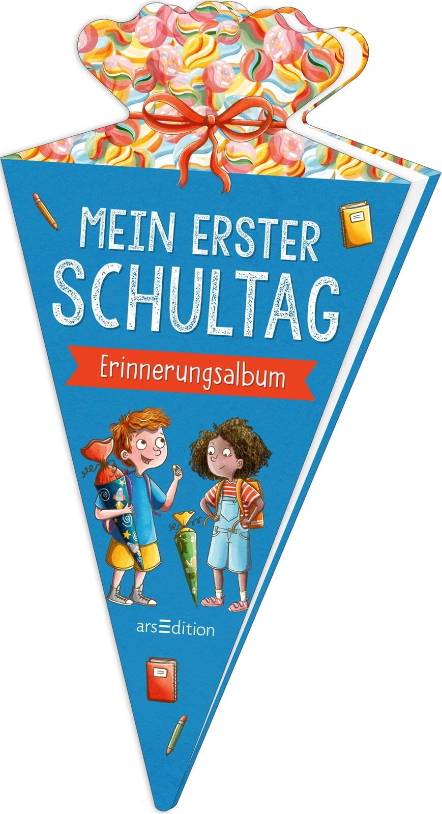 Mein erster Schultag - Erinnerungsalbum in Schultüten-Form School books