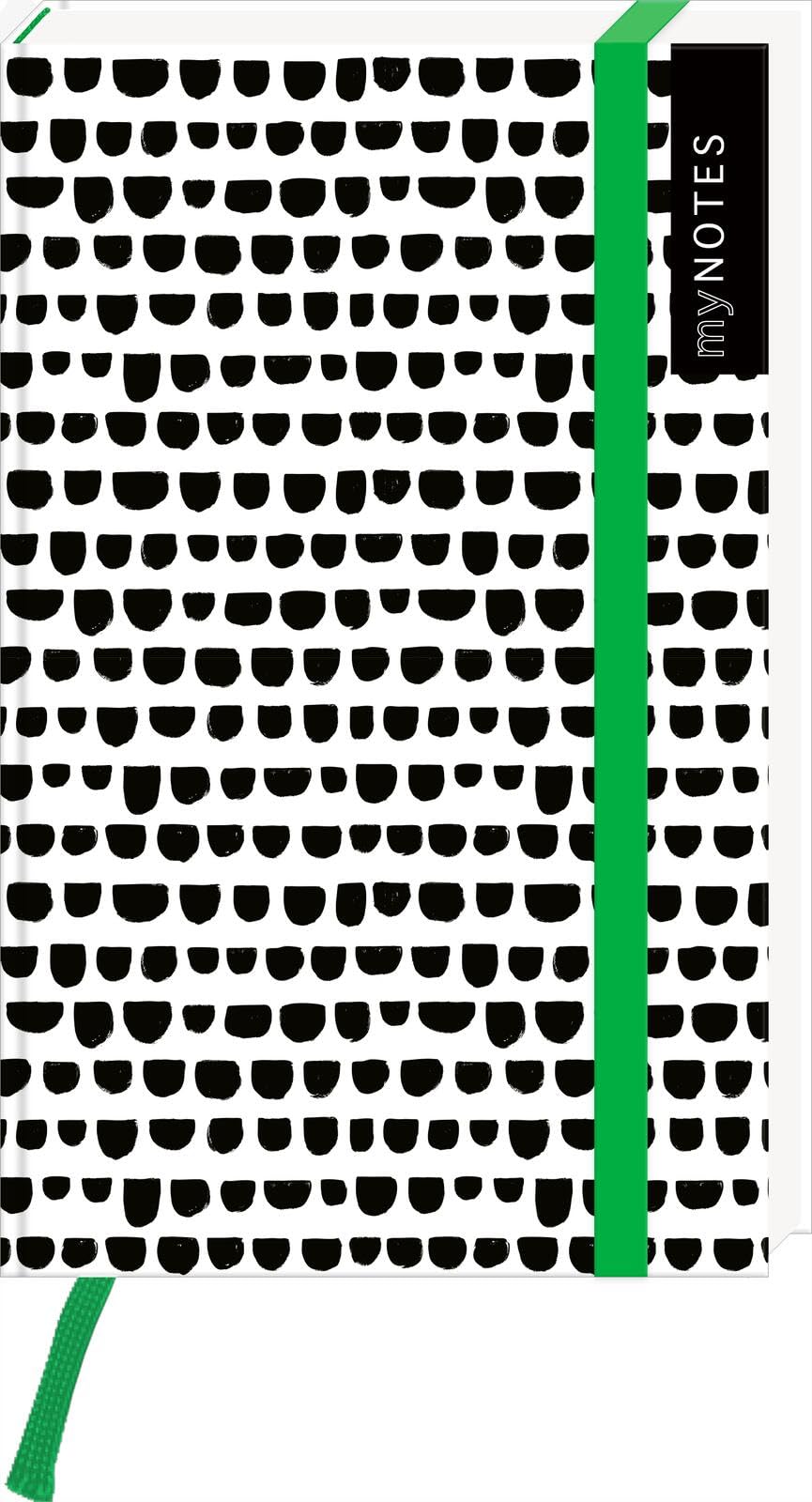 myNOTES Notizbuch A6: Black and White Patterns: Notebook small, blanko | Trendig unterwegs in Schwarz-Weiß: Ideal für Notizen unterwegs Film, Art & Culture