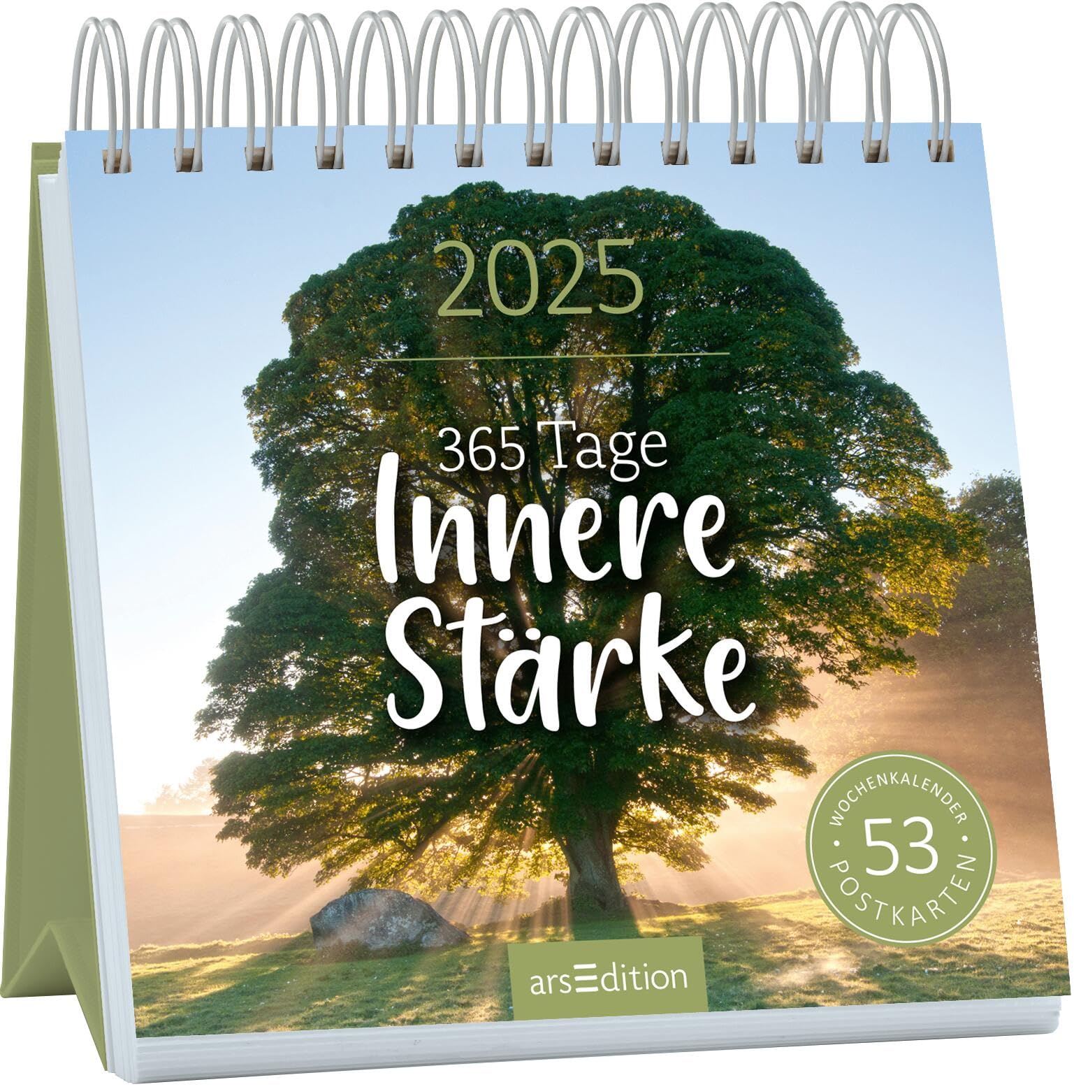 Postkartenkalender 365 Tage Innere Stärke 2025: Wochenkalender 2025, 53 Postkarten für mehr Resilienz Calendars