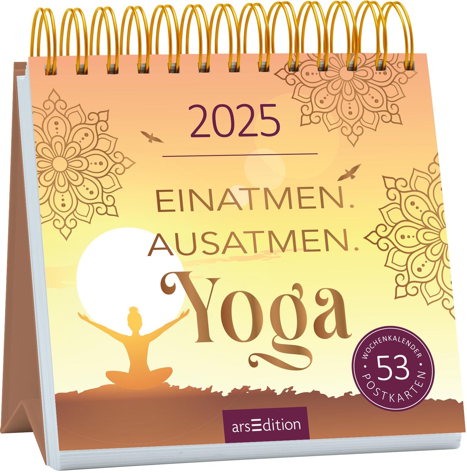 Postkartenkalender Einatmen. Austamen. Yoga. 2025: Wochenkalender 2025, 53 Postkarten für achtsame und bewusste Momente Calendars
