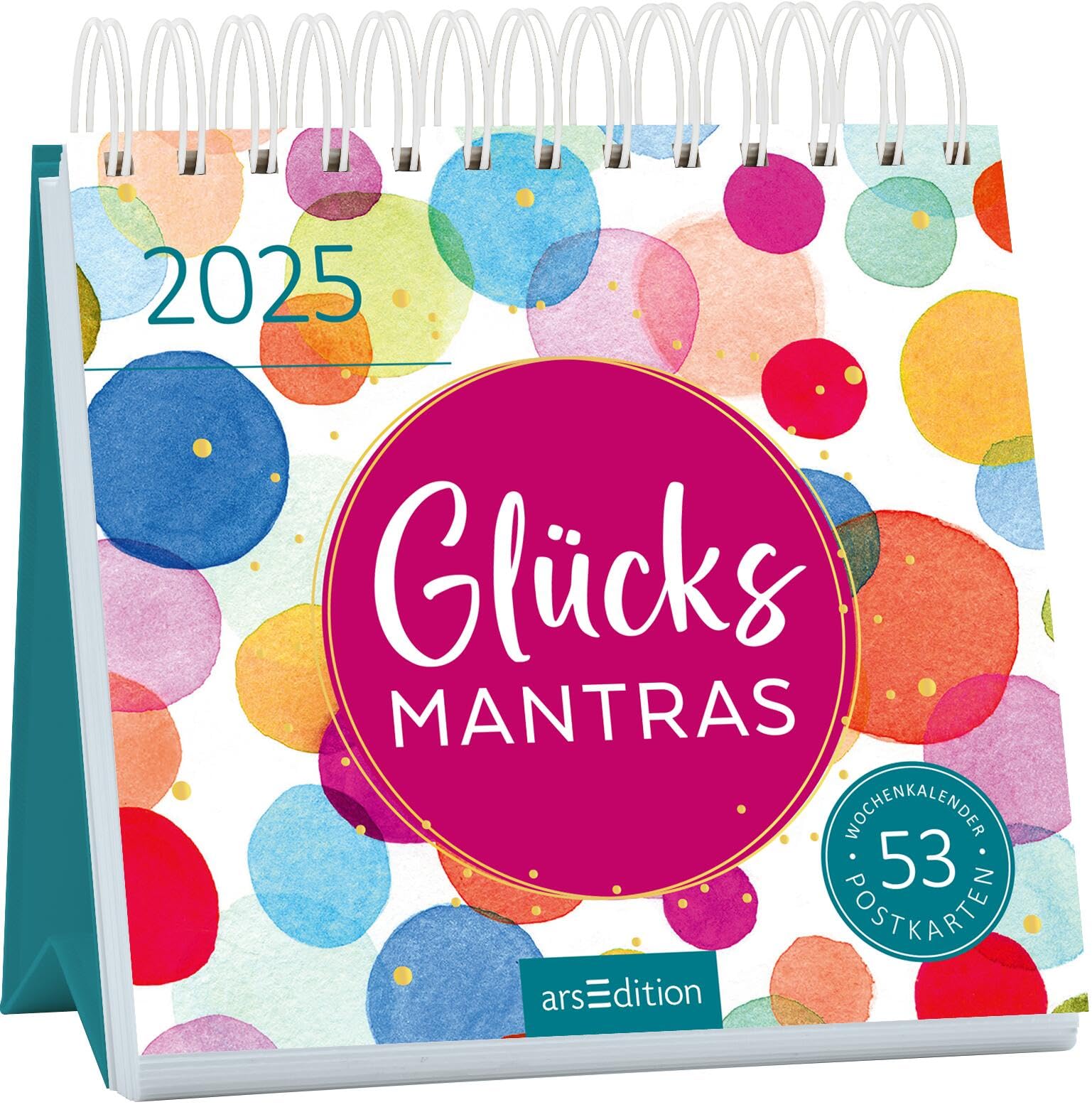 Postkartenkalender Glücksmantras 2025: Wochenkalender 2025, 53 Postkarten für viele Glücksmomente Business, Finance & Career