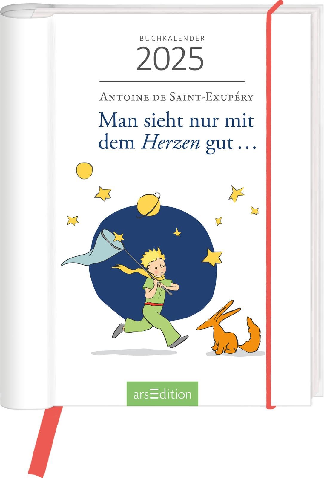 Taschenkalender Man sieht nur mit dem Herzen gut ... 2025: Handlicher Taschenkalender mit Wochenkalendarium Calendars