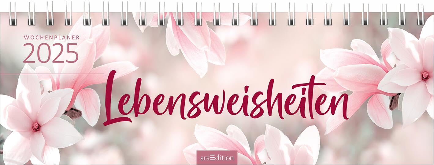 Calendrier de bureau 2025 : agenda pratique avec calendrier hebdomadaire pour plus de sagesse au quotidien book