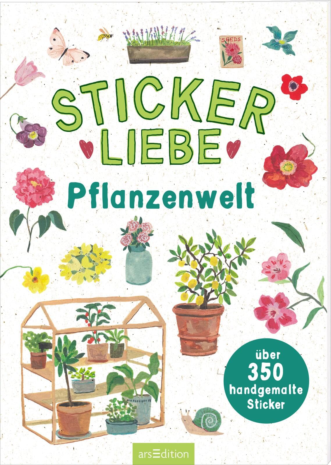 Stickerliebe – Pflanzenwelt: Über 350 handgemalte Sticker | Wunderschöne Deko-Aufkleber zum Verzieren und Gestalten Film, Art & Culture
