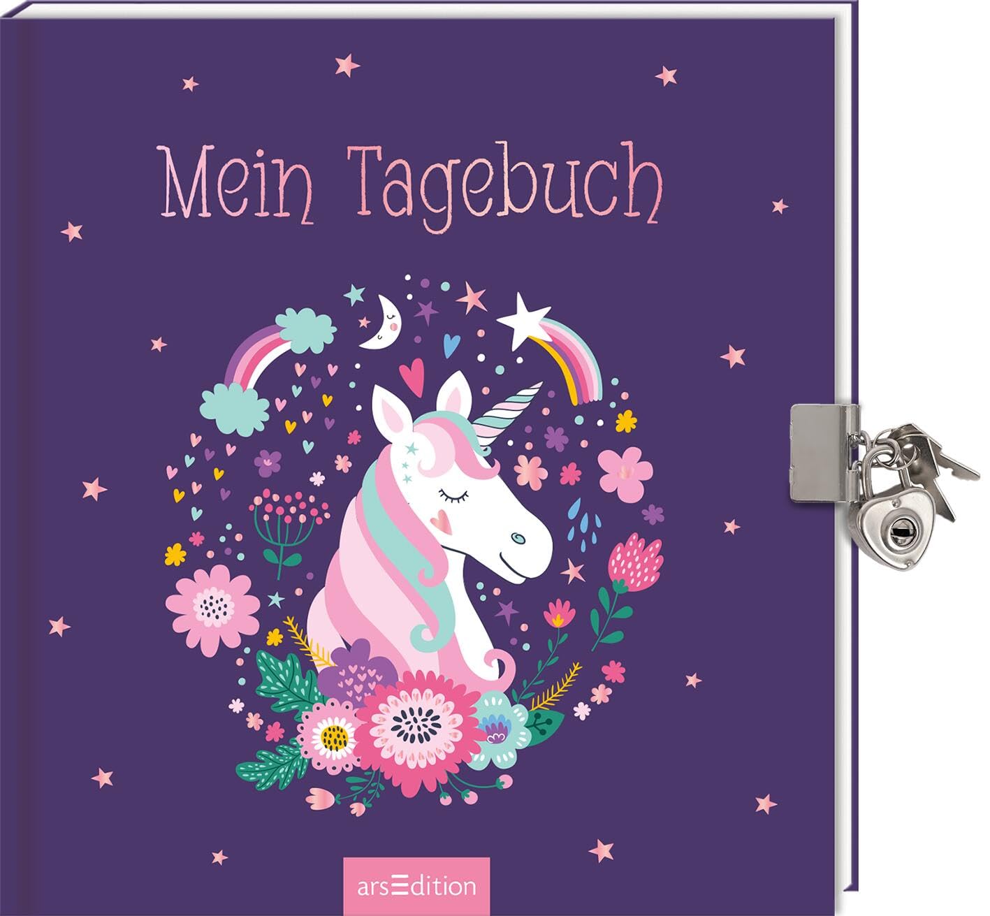 Mein Tagebuch - Einhorn (mit Schloss) Contemporary literature Books