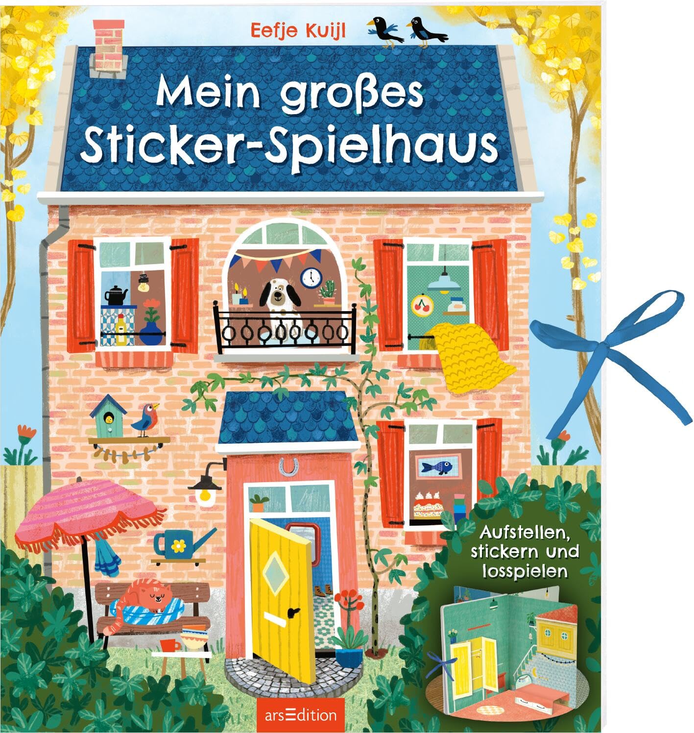 Mein großes Sticker-Spielhaus: Aufstellen, stickern und losspielen | Innovative Kombination aus Puppenhaus & Stickerbuch, mit 300 Aufklebern Non-fiction