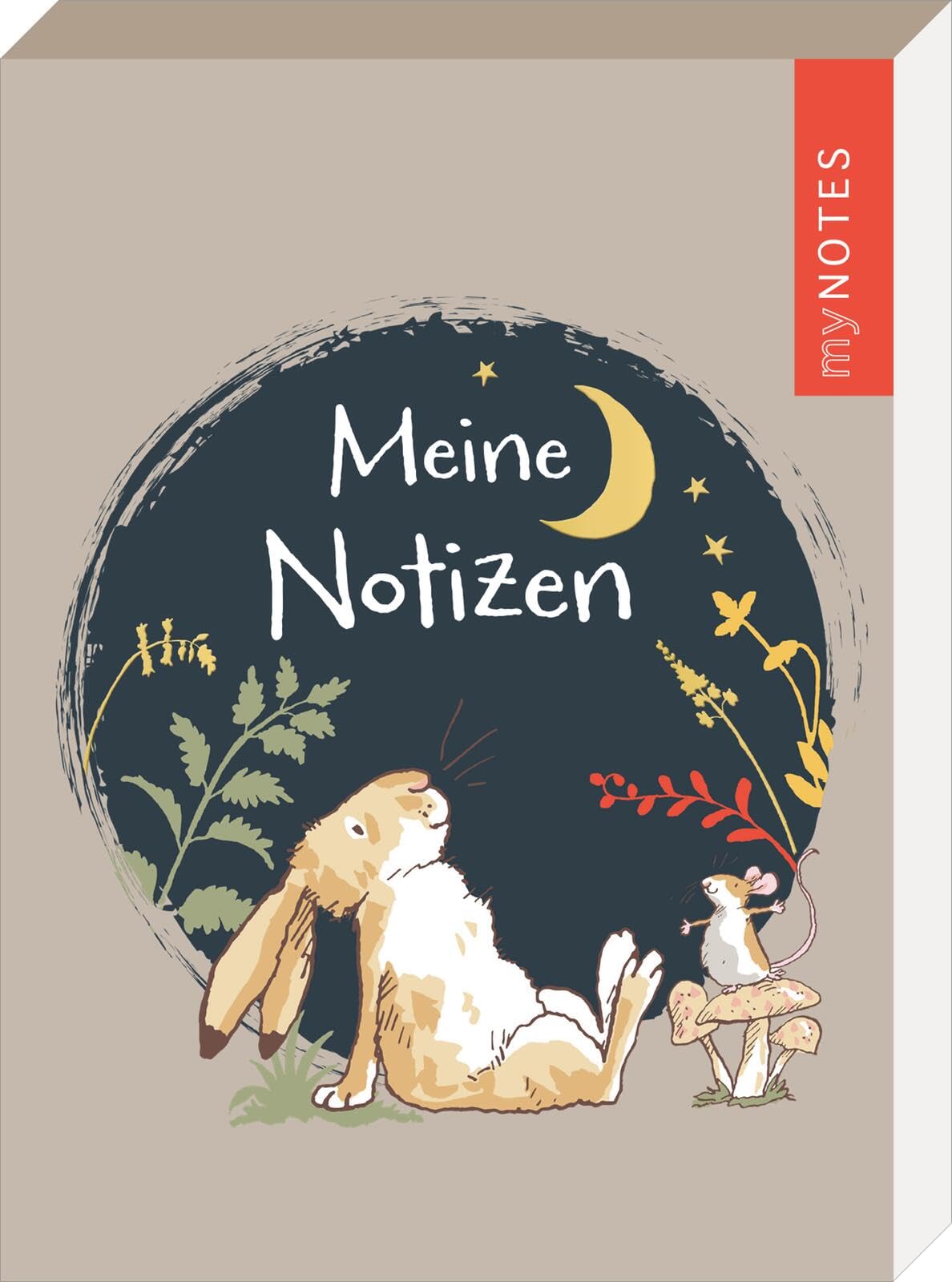 myNOTES Papeterie: Weißt du eigentlich, wie lieb ich dich hab? Notizblock: Meine Notizen | Block A6, Blanko Seiten, berühmte Hasen-Illustrationen, 96 Blatt für To-dos, Notizen Living & Furnishing